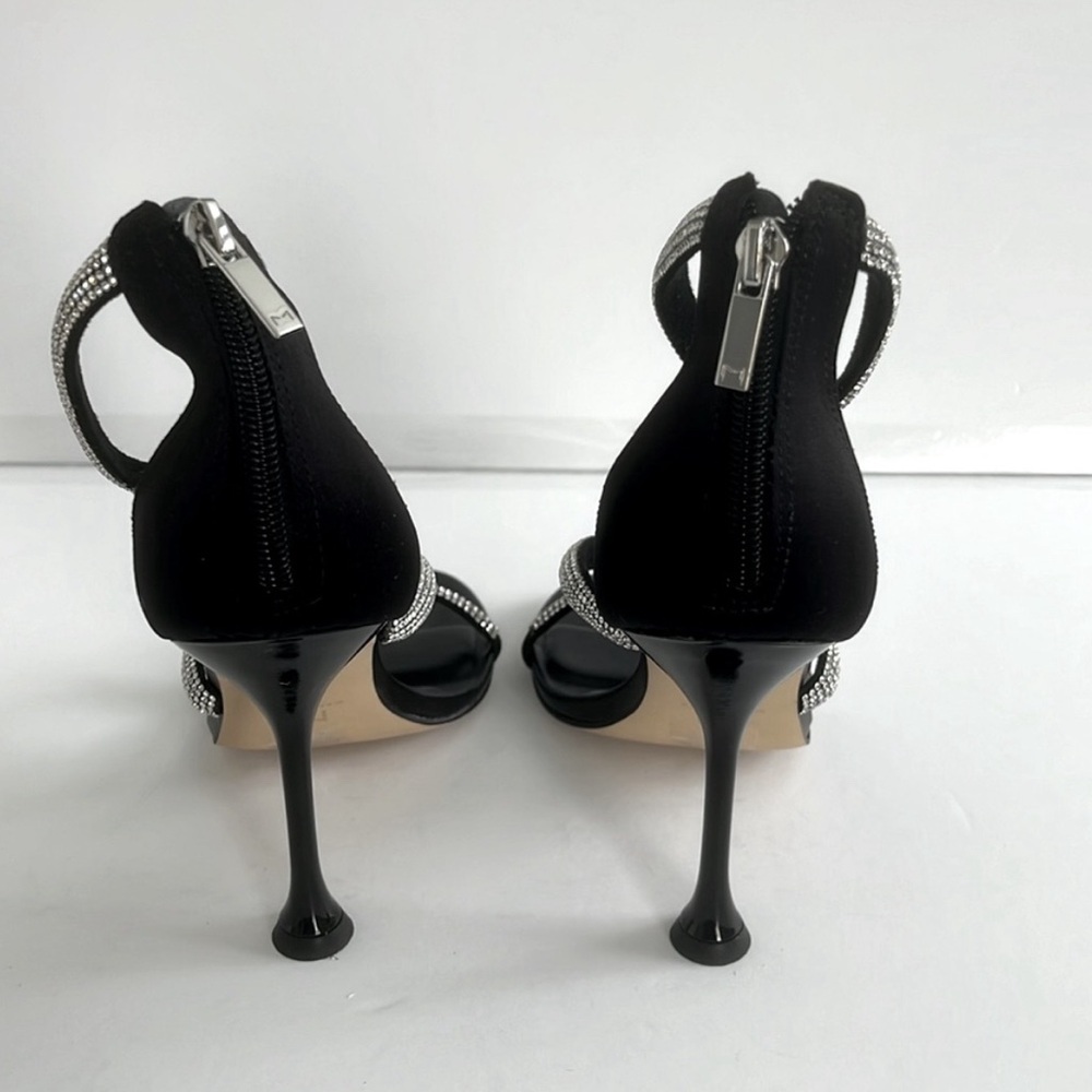 MARC FISHER $160 Women’s Carita Ankle Jeweled Strap Heeled Sandals Size 8.5 NEW - Picture 6 of 7